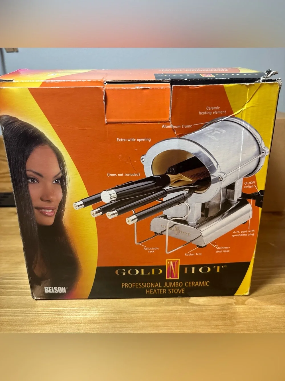Belson GH5100 Great work Gold 'N Hot Ceramic Heater Stove EUC